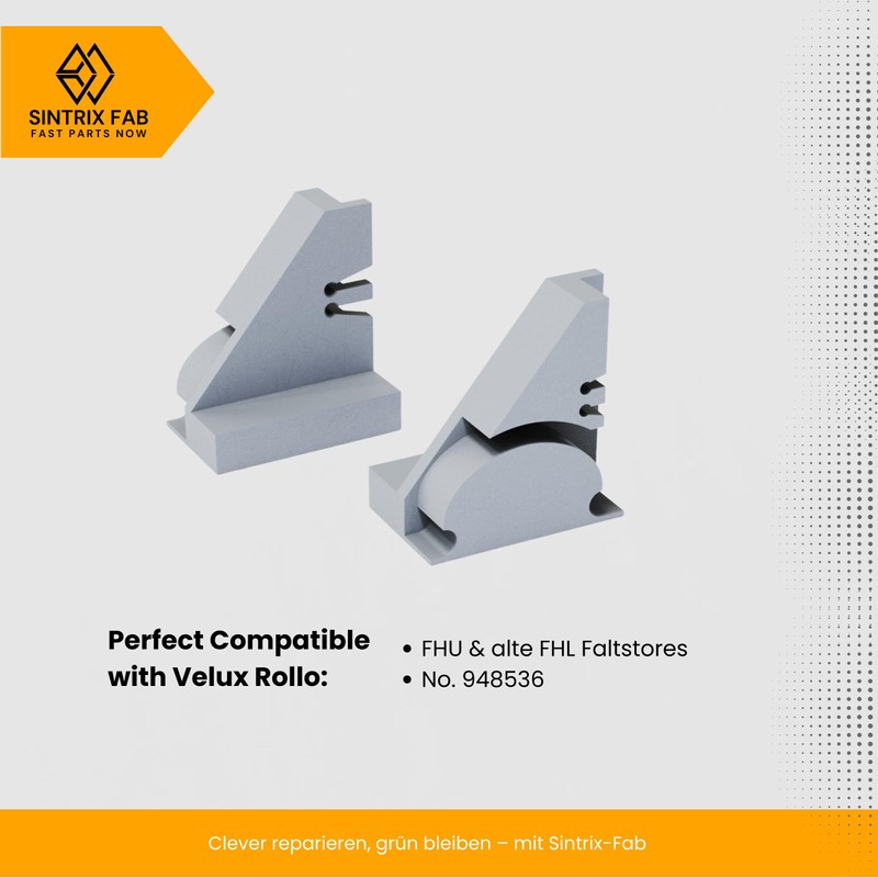 Sintrix Fab Set of 2 End Caps - Compatible with