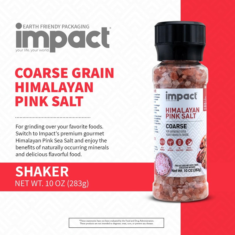 Impact - Coarse Himalayan Pink Sea Salt - No Additives