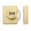 Wocoe Gold Cabinet Lock,Mechanical Password Lock,Anti Pry 3 Digit Password