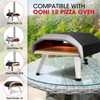 Unicook Pizza Stone 13 Inch, Cordierite Square Baking Stone for