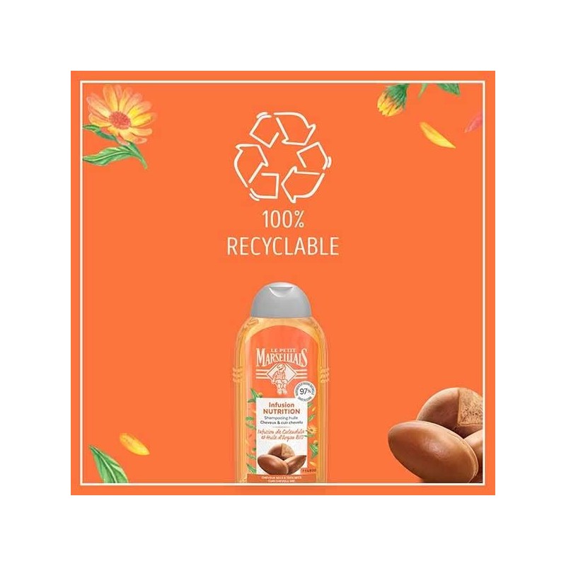 Le Petit Marseillais Shampoo for Infusion Nutrition Calendula and Organic