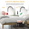Ozzptuu Bedside Storage Caddy/Bedside Hanging Storage Bag for Headboards Bunk