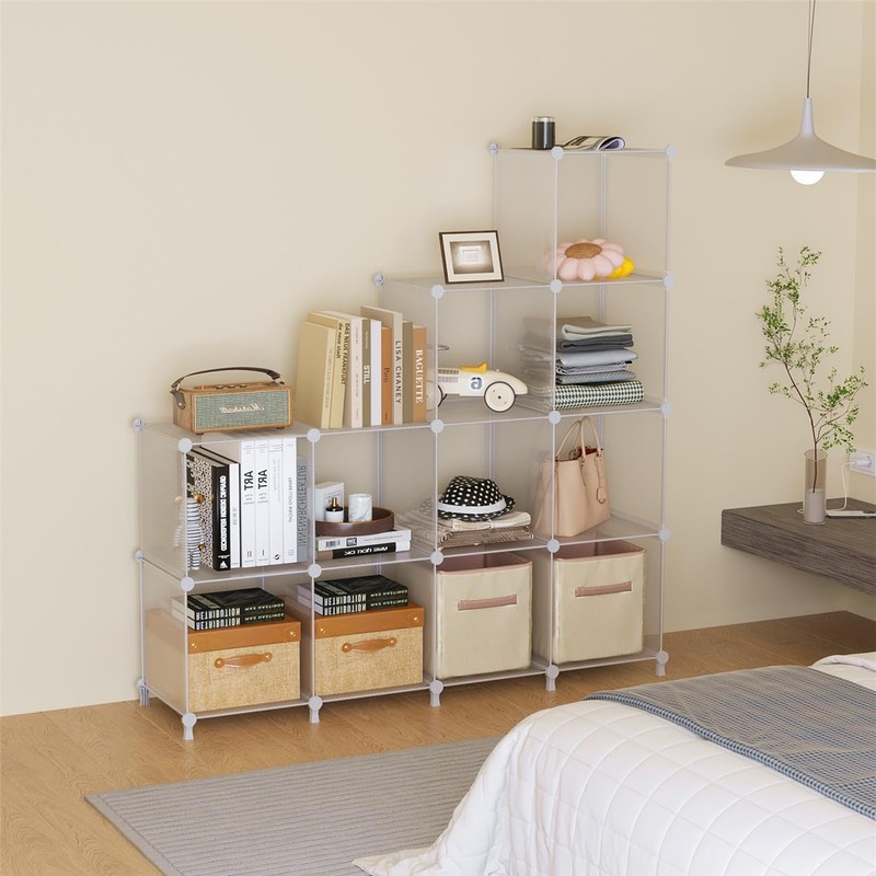 AWTATOS Cube Storage Organizer, Closet Organizers and Storage, 12 Cube