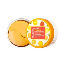 (1+1) Farmstay Doctor V8 Vitamin Hydrogel Eye Patch 90g (60 sheets) / (1+1)팜스테이 닥터 브이8 비타민 하이드로겔 아이패치 90g (60매)