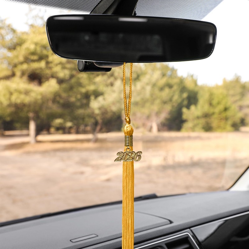 Endea Graduation Single Color Tassel with Gold Date Drop (Gold,