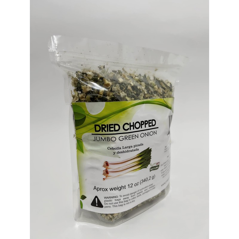 Dehydrated Dried Chopped Jumbo Green Onion. 100% natural JUMBO DRY