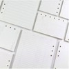 6-Hole Diary Refill Paper Collection A5 A6 A7 A5 Weekly 3ea