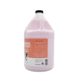 Bark2Basics Strawberries & Creme Greek Yogurt Protein Rich Dog Shampoo, 1 Gallon - All Natural Ingredients, Feeds Protein To Follicles, Restores Moisture, Repairs and Nourishes