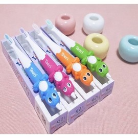 Dentist-Exclusive Dinosaur Duri Children's Toothbrushes (24 Pieces) Daycare Birthday Gift/Party Favor / 치과전용 공룡 뚜리 어린이 칫솔 24개 어린이집 생일선물 답례품