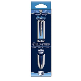 Helix Oxford Ombre Premium Ballpoint Pen - Blue (Black Ink)