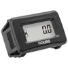 Runleader Digital Hour Meter for Maintenance,AC/DC 5V to 277V for