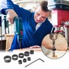 Bettli 9 Pcs Drill Depth Stop Collar Set,Drill Guide Block