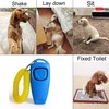 Dog Training Clicker, BESUNTEK 2 in 1 Pet Training Whistle