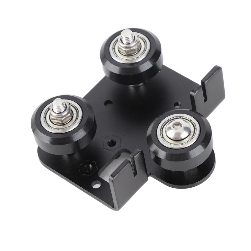 Back Support Plate Black Metal 3D Printer Extruder Back Support