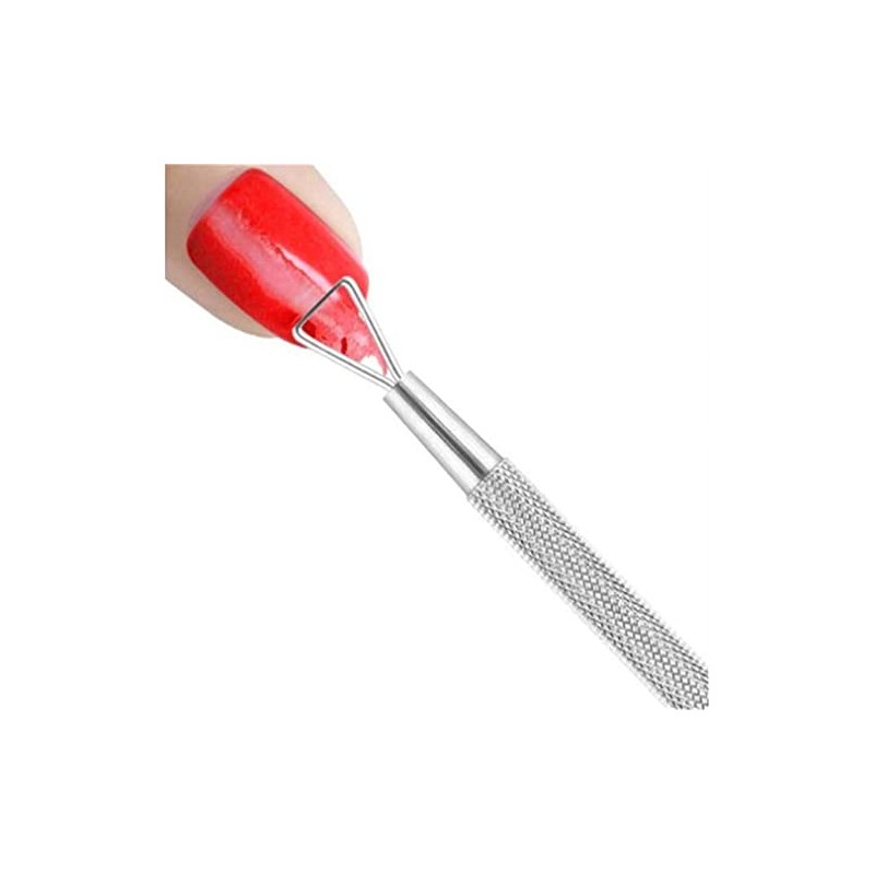 Nice & DeftCuticle Pusher Stainless Steel Triangle Cuticle Peeler Scraper