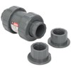 Hayward TC10100ST 1-Inch PVC TC Series True Union Check Valve with FPM Seals and Socket/Threaded End Connection
