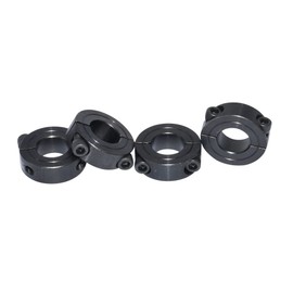 KZNANZN Double Split Shaft Collar 1" Bore Width 1/2 Inch Oxide Set Style Black (4 Pcs)
