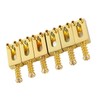 6 Pcs Electric Guitar Bridge Saddle Standard Zinc Alloy Guitar
