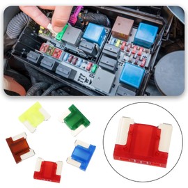 LT Easiyl Pack of 50 BFLP Car Fuses Blade Fuses 7.5 A 10 A 15 A 20 A 30 A 58 V 11 x 8.8 mm Car Fuses for Use in Electrical Fuse Systems of Motor Vehicles