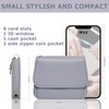 Sunpour Small Wallet for Women RFID Blocking Keychain Wallet Slim