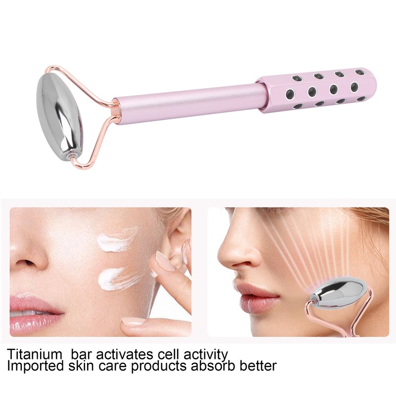 Germanium Granule Face Beauty Roller Massager Terahertz Stone Massage Tool