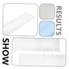 Mikinona 2 pcs White Lace Tablecloth Embroidered Table Runner for