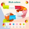 BLmukce Slide Bath Toys for Kids Ages 4-8, Wall Track