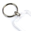 King&Pig 50PCS Key Chains Key Rings with Transparent Clear Picture