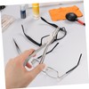 Tofficu Eyeglass Repairing Tool Stainless Steel Nose Pad Plier for