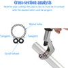 KEWAYO Bicycle Tube Cutte Cutter, Bike Front Fork Cutter Bike