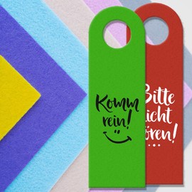 trendaffe - Do not disturb or come in door hanger with faces office work business office door