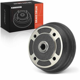 A-Premium Front Brake Drums Set Compatible with Kawasaki Mule 3000/Mule 3010 2001-2008, Mule 4000/Mule 4010 2009-2021