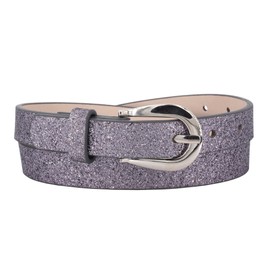 EANAGO Elf Treasure Belt for Children – Glittering Children's Belt – Glitter Belt – Modern Belt for Children from approx. 5-14 Years – Children's Belt Girls – Children's Belt, Silver_1