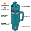 BJPKPK Insulated Tumblers With Handle And Straw 40 oz Stainless