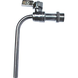 Sampling tap/sampling valve made of stainless steel, flammable, DVGW drinking water approval