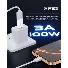 BOMIE USB Type-C Adapter 3A 100W Fast Charging, 10Gbps, High Speed Data Transfer, USB 3.2 Gen2 (Female) to Type-C (Male) Converter Adapter, OTG Compatible, Aluminum Exterior, M-acBook Pro/Air