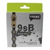 Schaltungskette Wippermann Connex 9SB 114 Gl. 9-f. schwarz-gold, conneX link