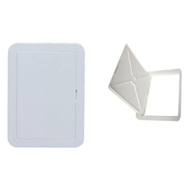 Timloc AP150 Hinged 155mm x 235mm White Plastic Access Panel Inspection Hatch