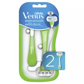 Gillette Venus Extra Smooth Green Disposable Women's Razors - 2 Count