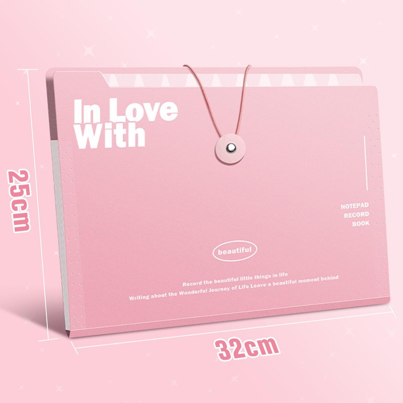 OWill Expanding File Organiser, A4 File Organiser with Index Tab