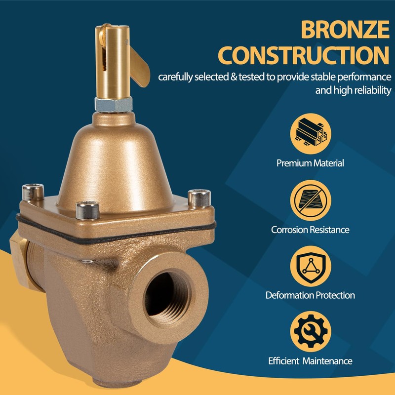 DearChan 1/2 in Bronze Tubular High Capacity Boiler Feed Water