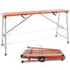 Work Platform 59"x 11" Portable Scaffolding Platform Adjustable Height 27.5"-47.2",