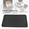 Kitchen Appliance Sliding Tray Rolling Tray Countertop Storage Moving Slider