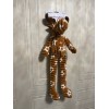 Patchwork Long Leg 🫎 Moose Dog Squeaky Toy 24”