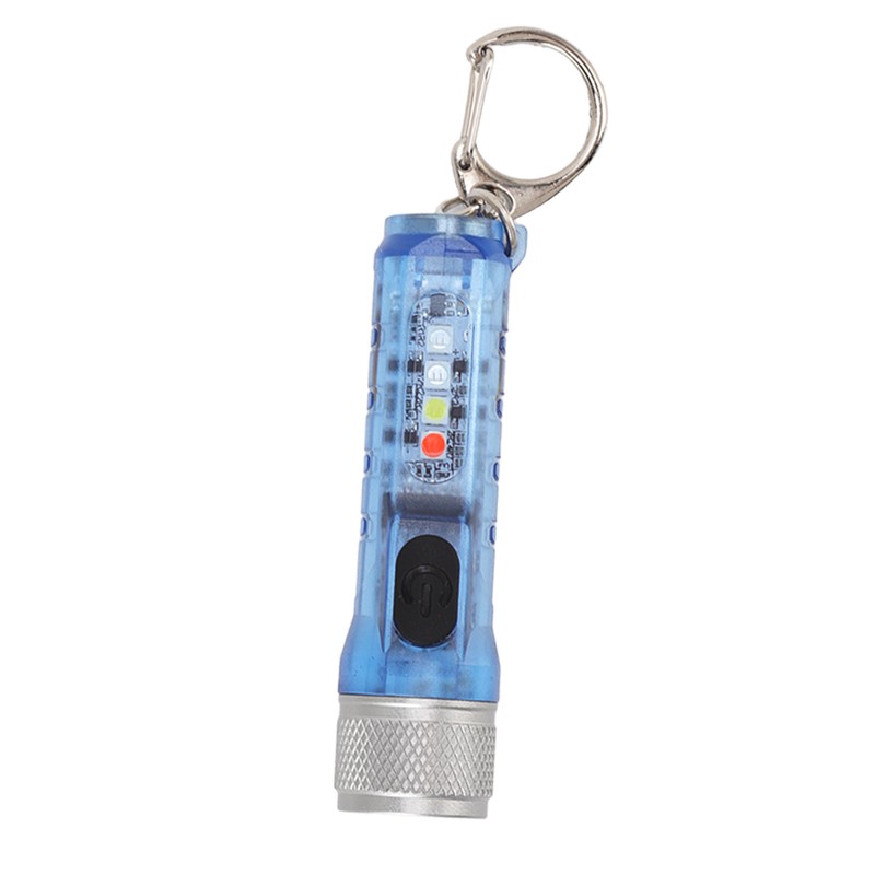 Keychain Flashlight Long Range Super Bright LED Flashlight USB Rechargeable