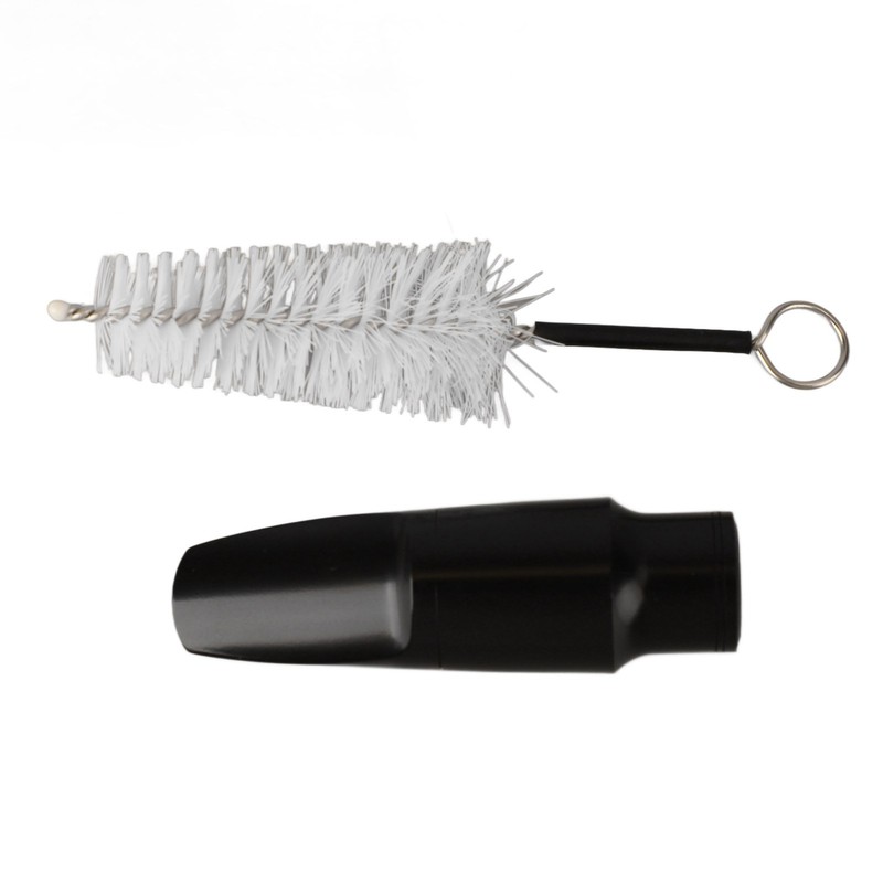 Saxophone Mouthpiece Plastic Soprano Treble Saxophone Whistle Brush Musical Instrument