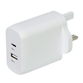 Mercury | Ultra-Compact 45W GaN USB Charger with Super Fast Dual-Port Charging and PPS Technology for Laptops, Phones, Tablets, and More | USB-A and USB-C