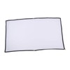 Outdoor Movie Screen 100in Foldable AntiCrease 16:9 White Portable Curtain