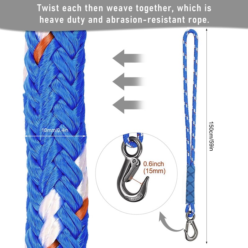 bechoanigel 150 cm Swing Attachment, Swing Attachment Tree with Hooks,