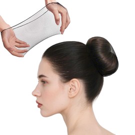 Smilco Hair Nets 300 Pcs, Elastic Invisible Mesh Hair Nets - Ideal for Ballet Bun, Food Service, Sleeping, Wig - Mesh Wig Nets, Works Great with Hair Pins, Perfect for Women (Black)